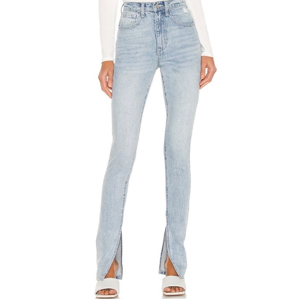 Brand New WeWoreWhat Stiletto Slit skinny jeans